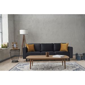 Kale Velvet - Anthracite Anthracite 3-Seat Sofa