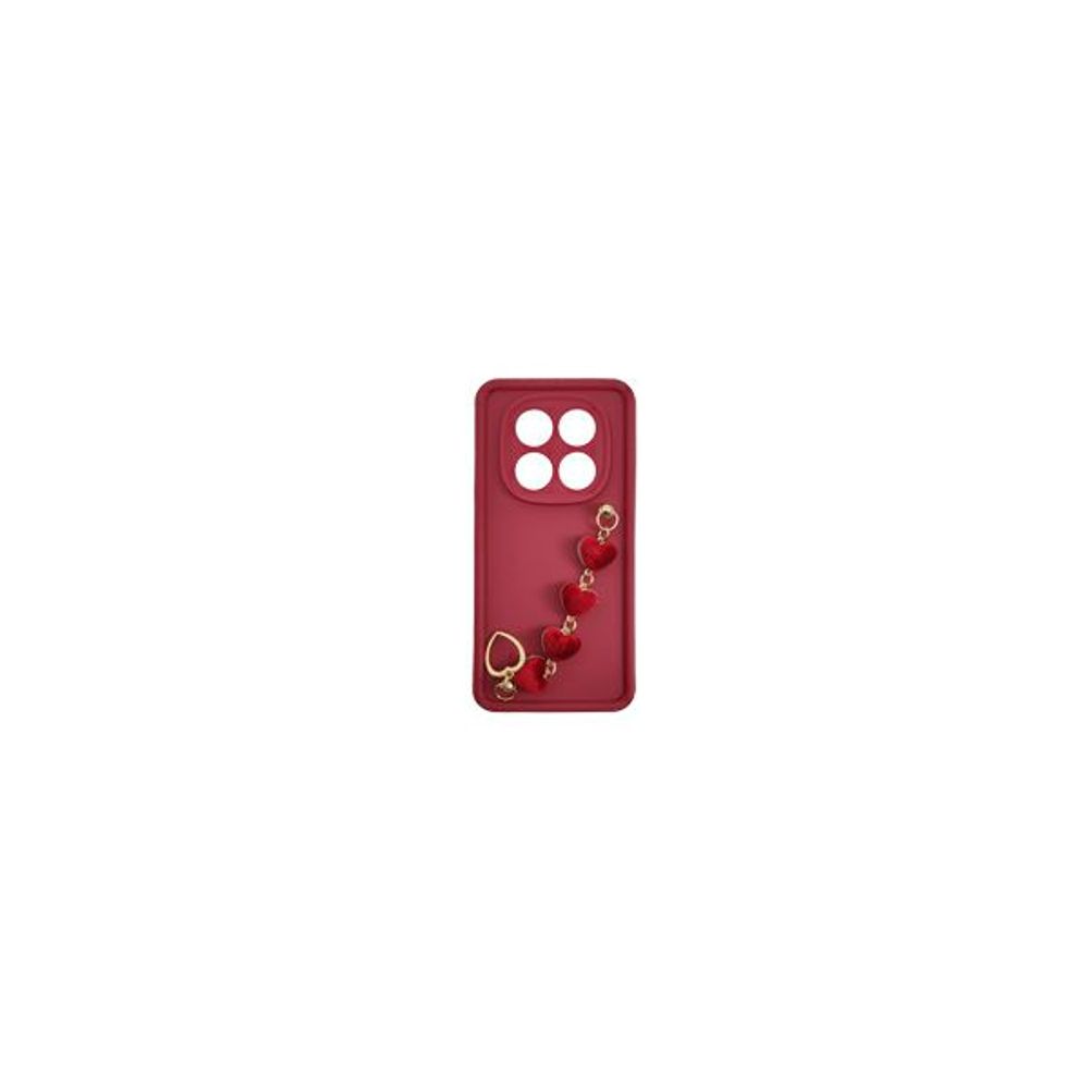 MM TPU XIAOMI REDMI NOTE 14 PRO+ 5G SILICONE CANDY WRIST STRAP R Heart slika 2