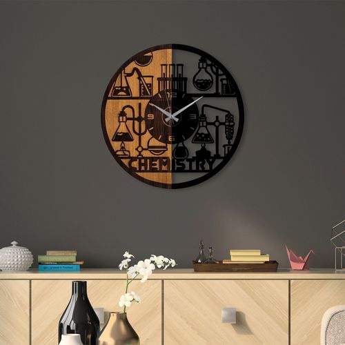 Wallity Ukrasni drveni zidni sat, Wooden Clock - 76 slika 3