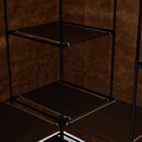 282450 Corner Wardrobe Brown 130x87x169 cm slika 9