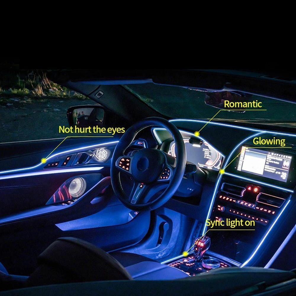 Ambijentalna LED traka 1M - Plava slika 1
