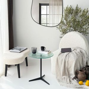 Solis 40 - Transparent, Black Transparent
Black Side Table