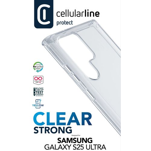 Cellularline Clear Strong maskica za Samsung Galaxy S25 Ultra slika 2