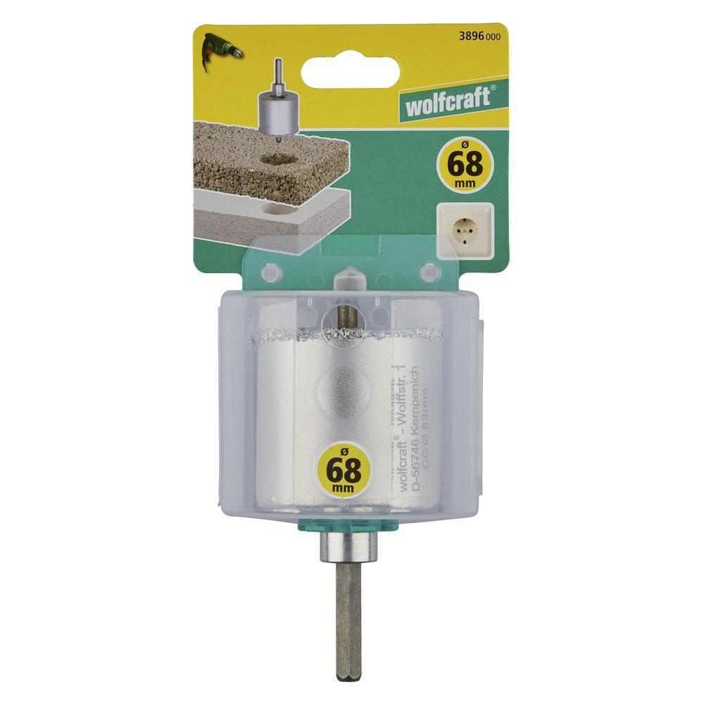 Wolfcraft Kruna Za Bušenje HM Sa Svrdlom Za Centriranje fi 68/55mm Prihvat 6-STR - 3896000 slika 3