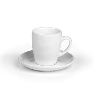 LUNGO,porc.šolja i tacna za capuccino,150ml,bijela