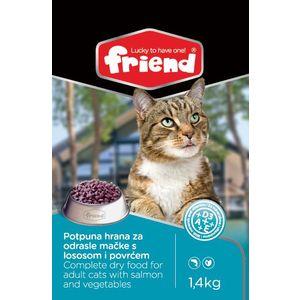 Friend suha hrana za mačke Losos 1,4kg