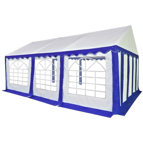 Vrtni šator od PVC-a 3 x 6 m plavo-bijeli slika 7