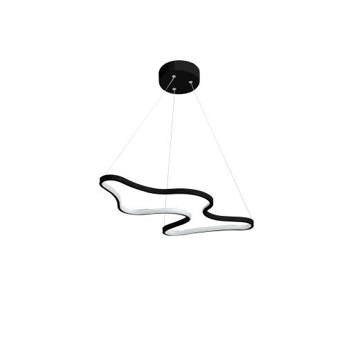 Artisan - Black Body, Yellow Light Black Chandelier slika 4