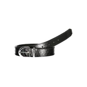 CALVIN KLEIN WOMEN'S LEATHER BELT BLACK