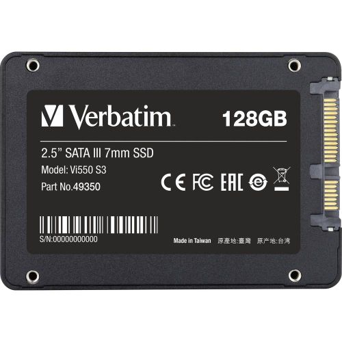 Verbatim  128 GB unutarnji SATA SSD 6.35 cm (2.5 '') SATA 6 Gb/s maloprodaja 49350 slika 3