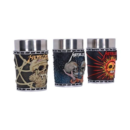 NEMESIS NOW METALLICA SHOT GLASS SET 8.5CM slika 4