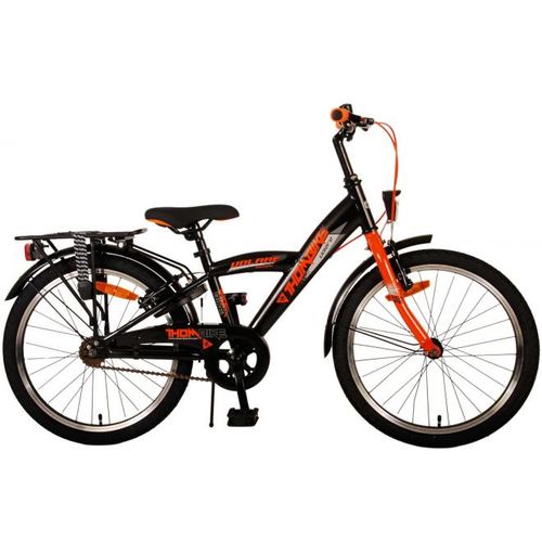 Volare Thombike 20" dječji bicikl s dvije ručne kočnice crno-narančasti slika 1