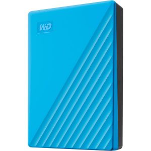 Western Digital WDBPKJ0040BBL-WESN External HDD 4TB, USB3.2 Gen 1 (5Gbps), My Passport, Sky Blue
