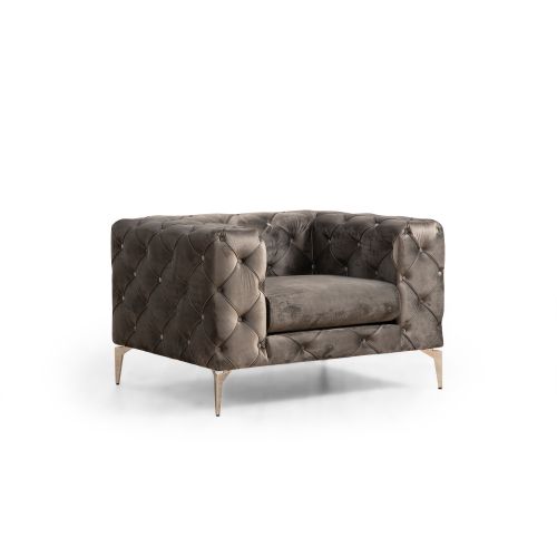 Atelier Del Sofa Fotelja wing COMO siva, Como - Anthracite slika 2