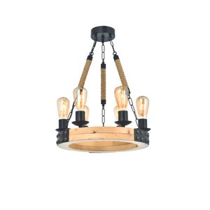 Alara 6Lı Natural Avize Walnut
Black Chandelier