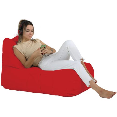 Atelier Del Sofa Vreća za sjedenje, Trendy Comfort Bed Pouf - Red slika 5