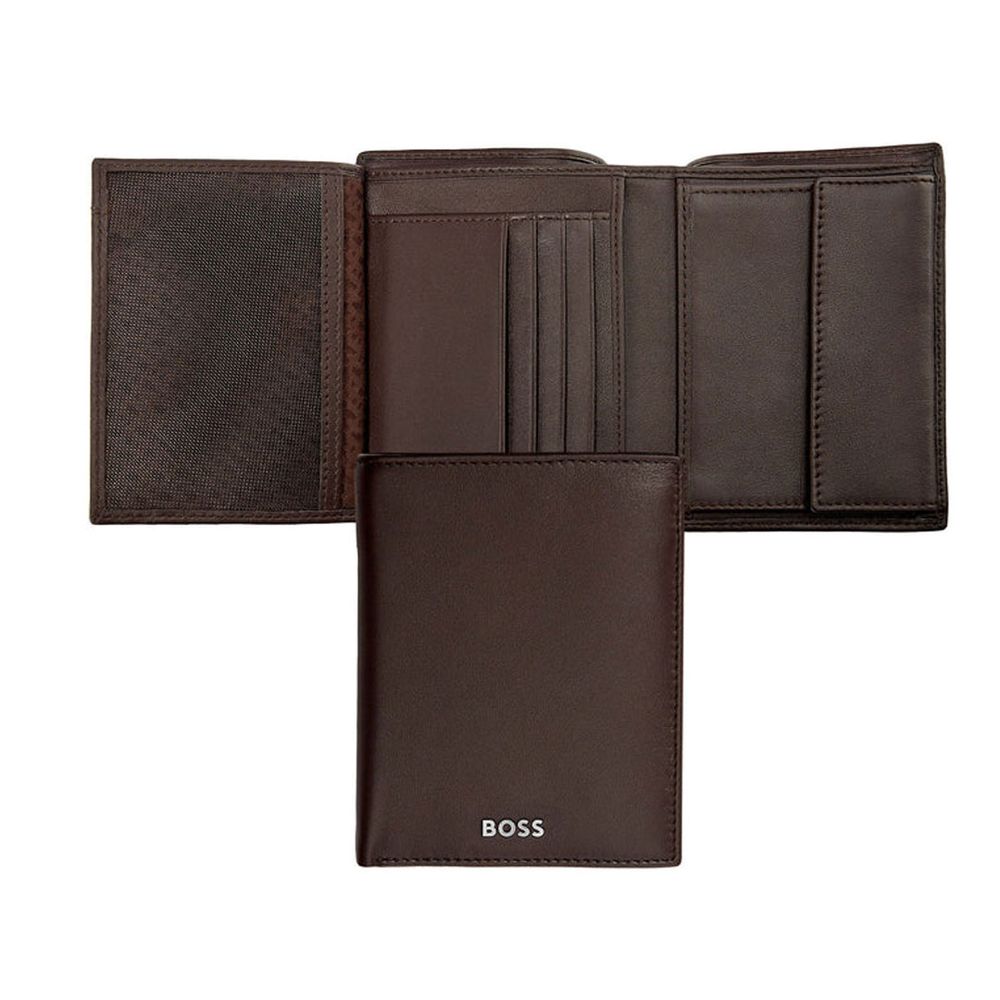 Hugo Boss Novčanik sa vertikalnim preklopom Classic Smooth HLO403Y, braon slika 2