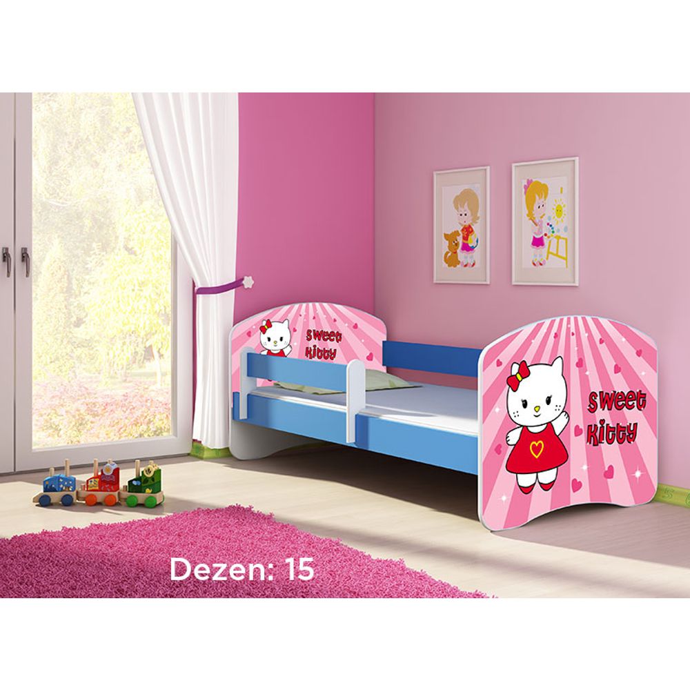ACMA Dječiji krevet Acma II Blue - 160x80cm - Dezen 15 slika 2
