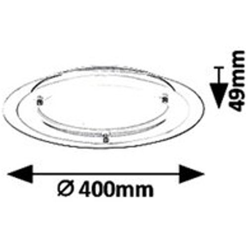 Rabalux Lorna plafonjera LED 18W bela okrugla slika 6