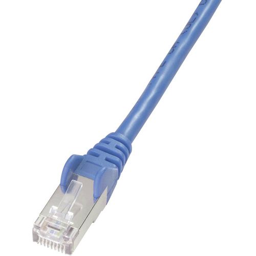 Digitus DK-1531-010/B RJ45 mrežni kabel, Patch kabel cat 5e SF/UTP 1.00 m plava boja  1 St. slika 1