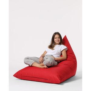 Pyramid Big Bed Pouf - Red Red Garden Bean Bag