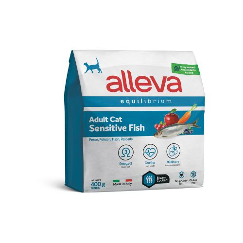 Alleva Equilibrium Cat Adult Sensitive Fish 400 g slika 1