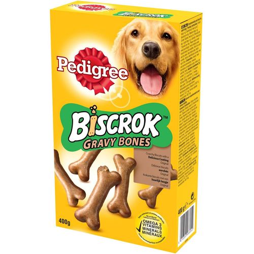 PEDIGREE Poslastica za pse Biscrok Gravy bones, 400g slika 1