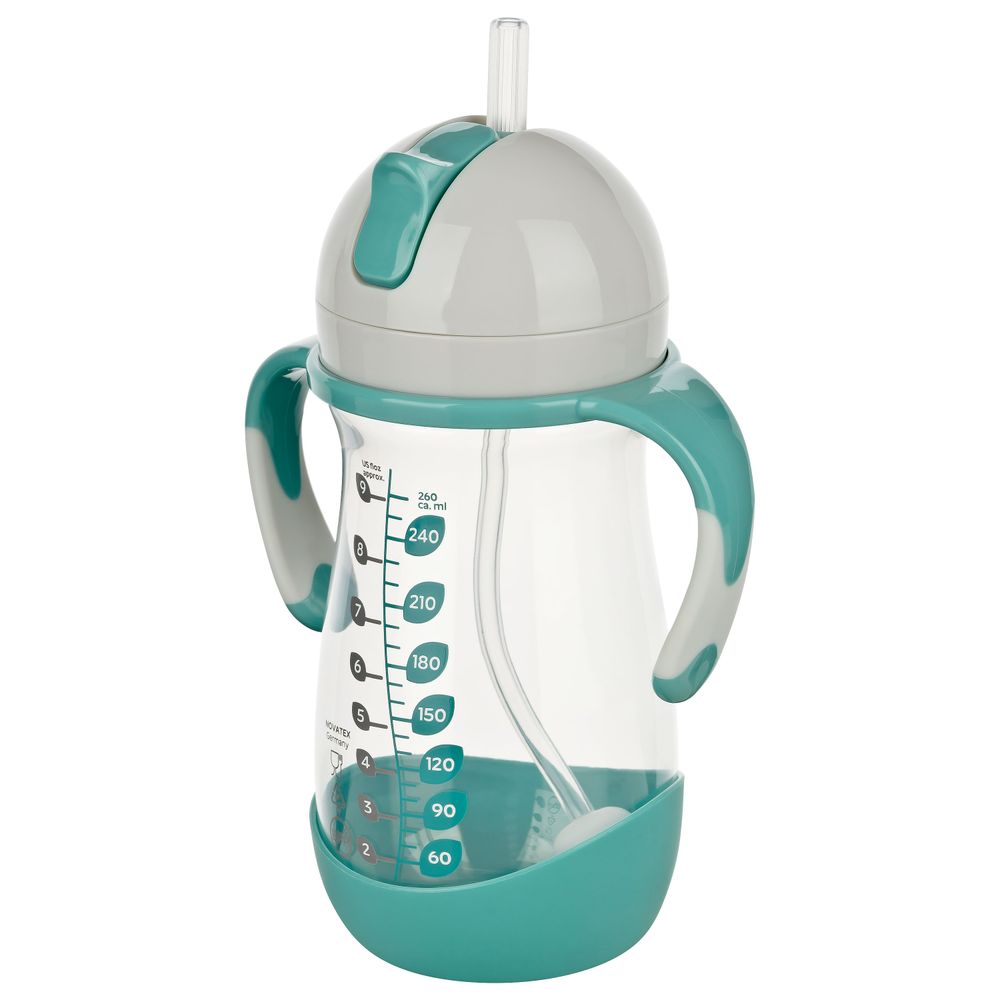 BABY NOVA Dentistar Boca sa slamkom 260ml, Mint slika 1