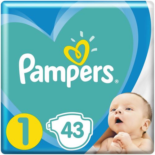 Pampers pelene Active baby newborn veličina 1 (2-5 kg) 43 kom slika 1