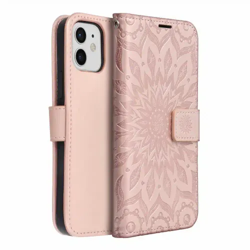 MEZZO Book case za iPhone 12/ 12 Pro mandala rose gold slika 2