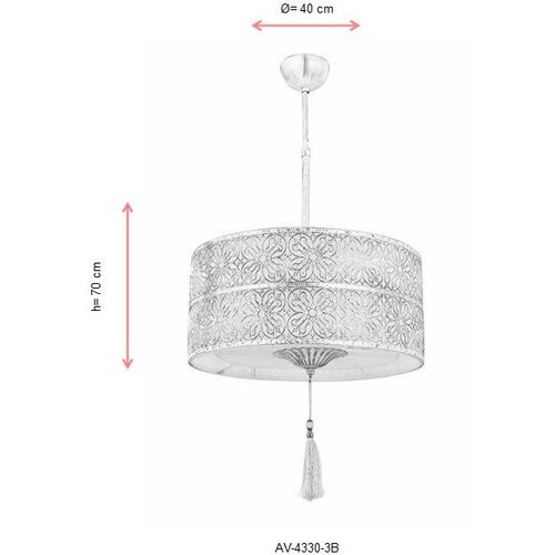 AV-4330-3B White Chandelier slika 3