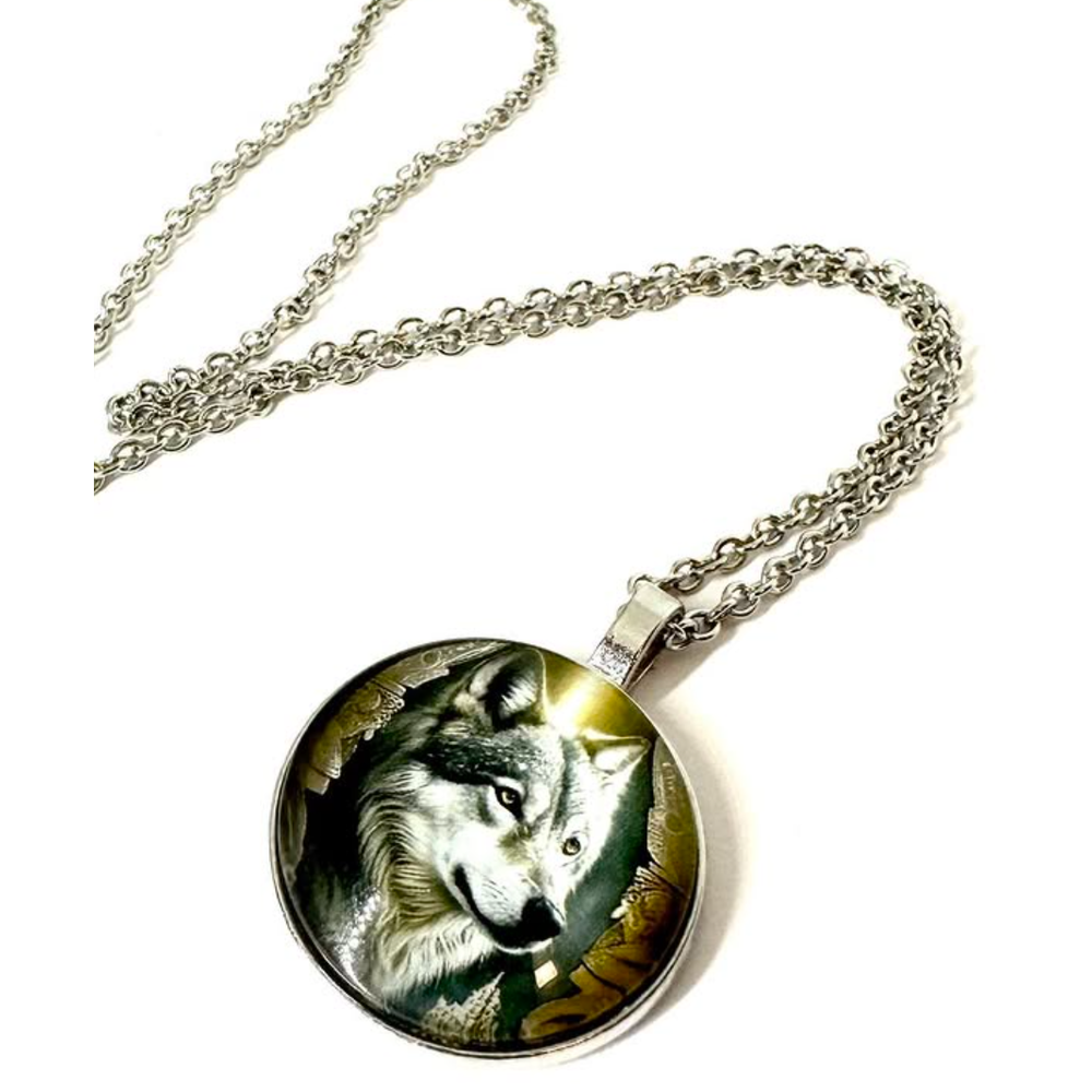 Ogrlica Wolf Medallion slika 2