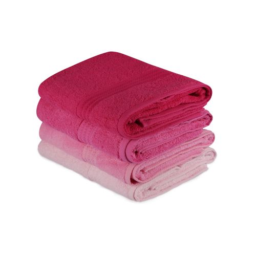 Set Peškira L'essential Maison Rainbow - Pink Light Dusty Rose Fuchsia (4 komada) slika 1