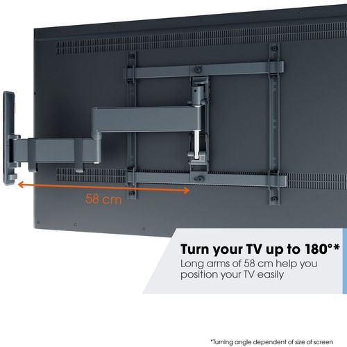 Vogels TVM3443, zidni nosač za ekrane od 32"-65", nagib do 20° pomak 180°, 25kg slika 2