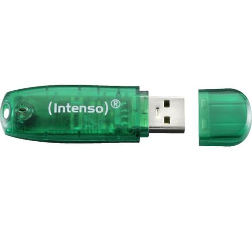 (Intenso) USB Flash drive 8GB Hi-Speed USB 2.0, Rainbow Line, ZELENI - USB2.0-8GB/Rainbow slika 3