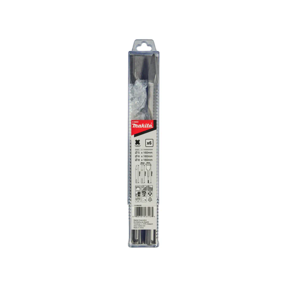 Makita - 6-dijelni set SDS-plus dlijeta D-58920 slika 2