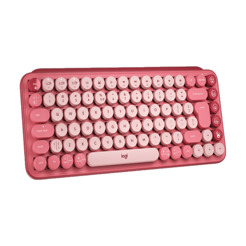 LOGITECH POP Keys Wireless Mechanical Keyboard With Emoji Keys - HEARTBREAKER_ROSE - US INT'L - BT - INTNL - BOLT slika 3