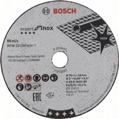 Bosch Expert for Inox rezna ploča, ravna (za GWS 10,8-76 V-EC)  slika 1