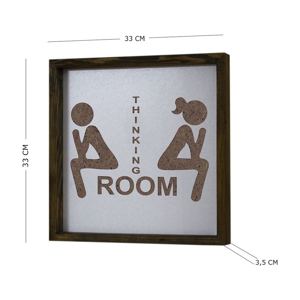 Dekorativna Slika KZM030 Brown White u Okviru od MDF-a slika 3