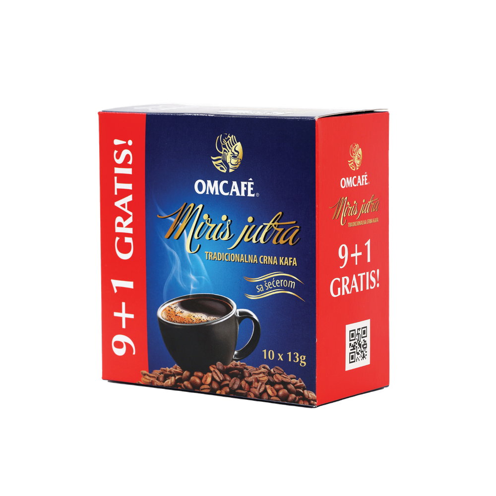 OMCAFE Miris jutra 13g - trad.kafa sa šećerom 9+1 gratis  slika 1