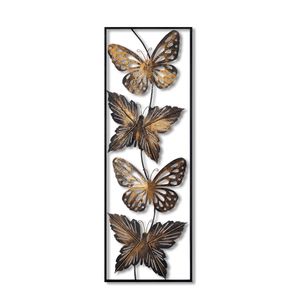 Wallity Metalna zidna dekoracija, Metal Art Butterfly