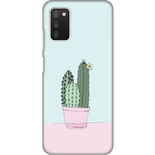 Torbica Silikonska Print za Samsung A037G Galaxy A03s Cactus slika 1