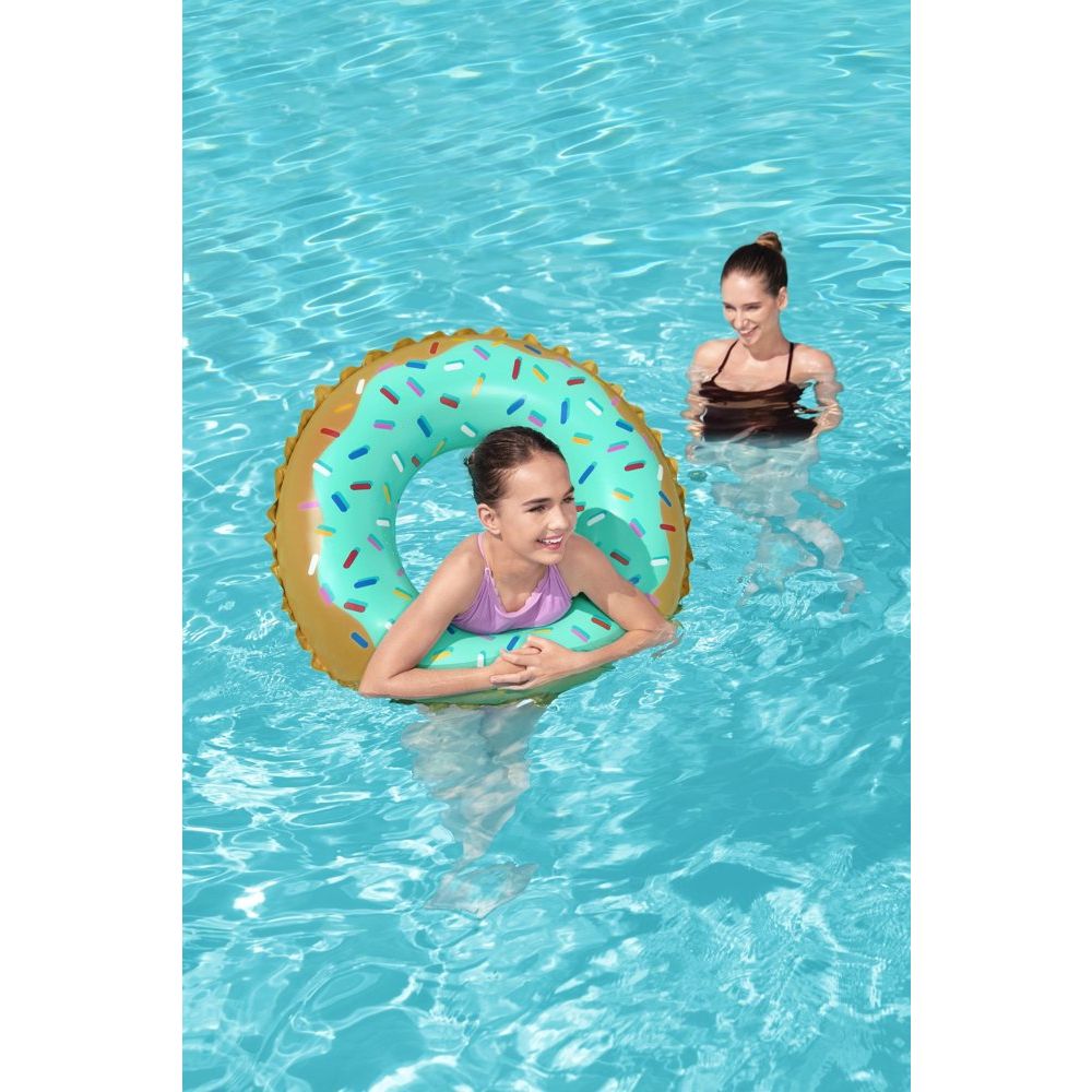 Bestway 36118 kolut na napuhavanje Donut tirkizni slika 6