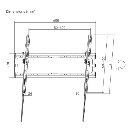 Sbox zidni stalak PLB-3446T-2 slika 7