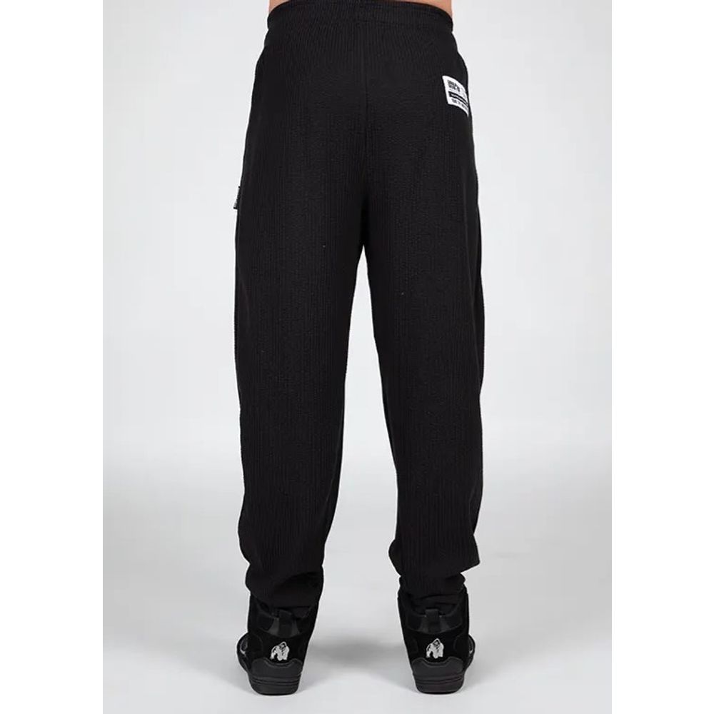 Gorilla Wear AUGUSTINE Old School Donji dio trenerke, Crni slika 5