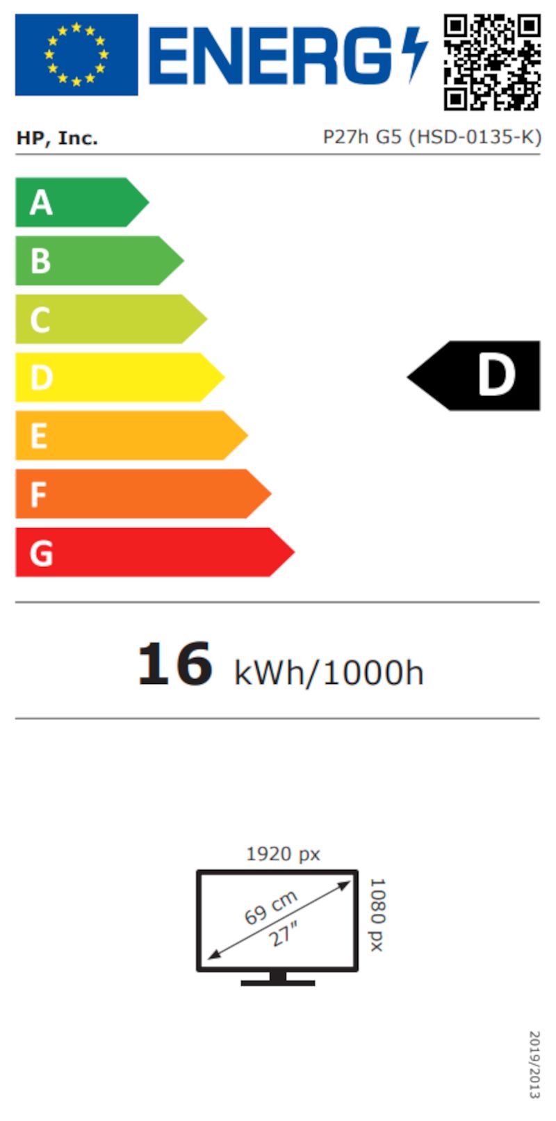 Energetski certifikat D