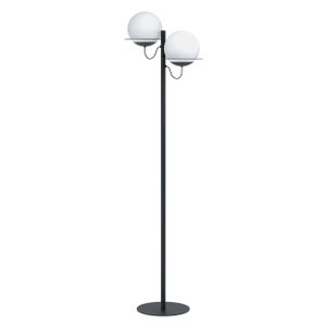 Eglo podna lampa sabalete e27 2x40w crno/bijelo v:1555mm