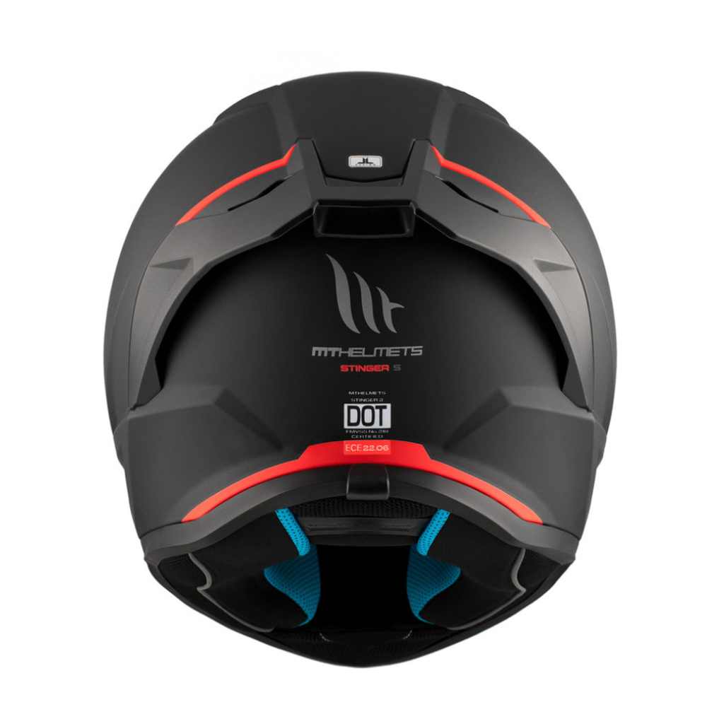 MT Helmets Stinger 2 Solid A1 Matt Black slika 6
