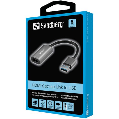 Adapter Sandberg HDMI veza za snimanje na USB slika 2