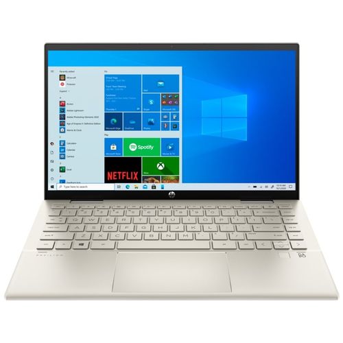 HP consumer 725T1EA HP Pavilion x360 Convertible 14-dy1110nm, Intel Core i7-1195G7, 16GB DDR4-3200 RAM, 1TB PCIe NVMe M.2 SSD, 14" IPS FHD 1920x1080 multitouch, Intel Iris X Graphics, 1 USB-C 3.2, 2 USB 3.1, 1 HDMI 2.0, BT 5.2, FP, Windows11Home, YU, Warm gold slika 3